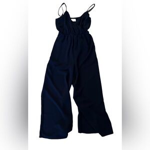 Aritzia Wide-Leg Jumpsuit XXS Navy